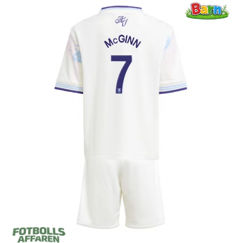 Aston Villa John McGinn #7 Tredjeställ Barn 2025-26 Kortärmad (+ Korta byxor)